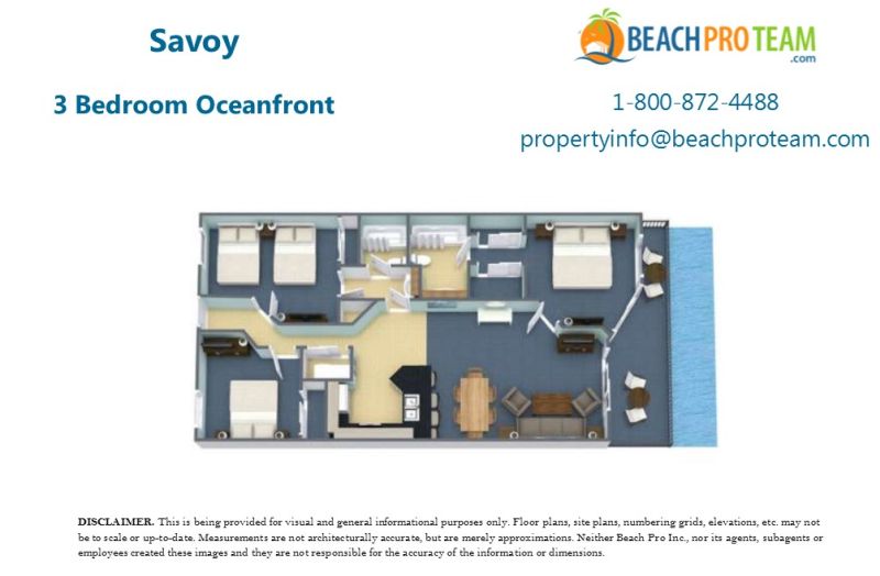 Savoy 3 Bedroom Oceanfront